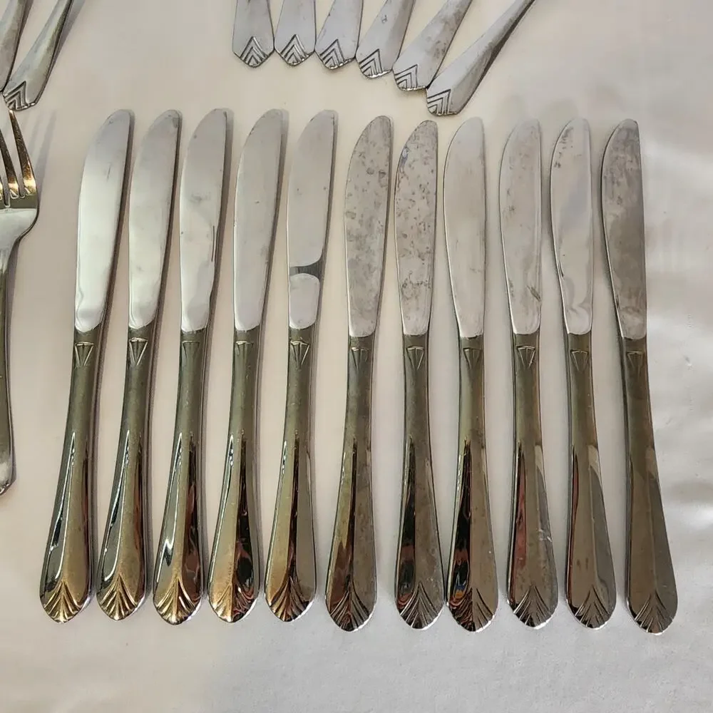 Cambridge Stainless Steel Utensil Lot Of 31